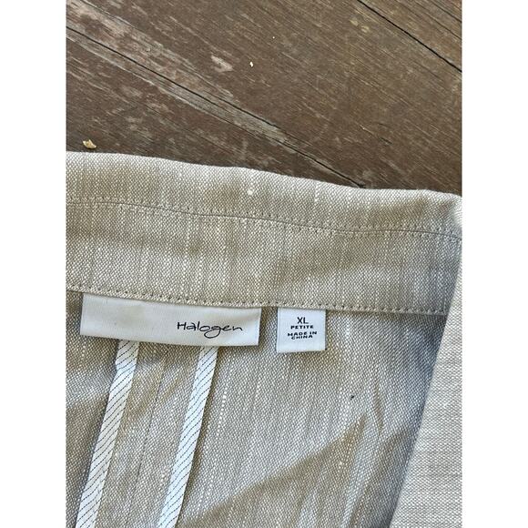 Halogen womens xl lightweight tan blazer - Picture 3 of 3